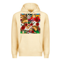 Pina Colada mexican  seamless pattern Premium Hoodie - texasbilliewilder