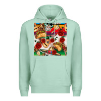 Seafoam mexican  seamless pattern Premium Hoodie - texasbilliewilder