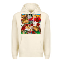 Tofu mexican  seamless pattern Premium Hoodie - texasbilliewilder