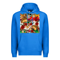 True Royal mexican  seamless pattern Premium Hoodie - texasbilliewilder