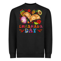 Black empanada day Heavyweight Sweatshirt - AdoDesignShop