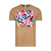 Vintage Camel physics seamless pattern Vintage Tee - BundleAndBundleShop