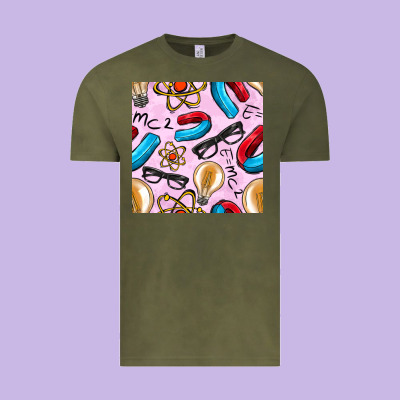 Physics Seamless Pattern Vintage Tee Designed By Bundleandbundleshop