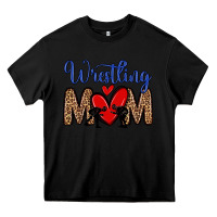 Black wrestling mom Heavy Core Tee - Zillion Design Studio