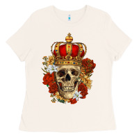 Bone Skull King Ladies Tee - RanaPortraitStore