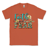 Copper faith over fear with cross Classic Tee - BarkalooDesign