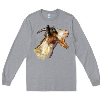 Heather Grey Tennessee Goat Head Long Sleeve Tee - LillyAllenDesigns