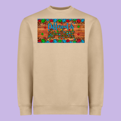 Different Is Au Some Autism Awareness License Plate Heavyweight Sweatshirt Designed By Artiststas