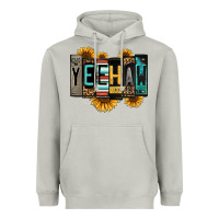 Moon Dust yeehaw license plate letters Heavyweight Hoodie - Jasminsmagicworld