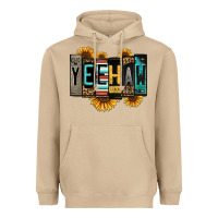 Mushroom yeehaw license plate letters Heavyweight Hoodie - Jasminsmagicworld