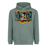 Sage yeehaw license plate letters Heavyweight Hoodie - Jasminsmagicworld