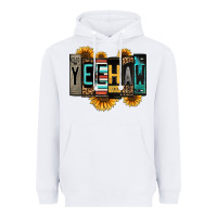 White yeehaw license plate letters Heavyweight Hoodie - Jasminsmagicworld