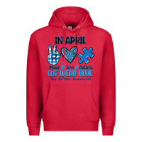 Cardinal in april we wear blue Premium Hoodie - JahusDesignShop