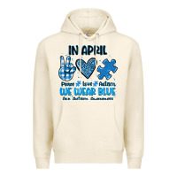 Tofu in april we wear blue Premium Hoodie - JahusDesignShop