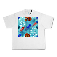 Lunar Rock patriotic fireworks and sunflower Urban Heavy Tee - BundleAndBundleShop