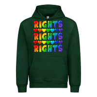 Forest Green Rights rights rights pride Urban Hoodie - CowGirlArtShop