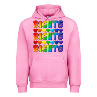 Fuchsia Pink Rights rights rights pride Urban Hoodie - CowGirlArtShop
