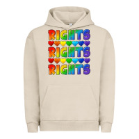 Pigment French Oak Rights rights rights pride Urban Hoodie - CowGirlArtShop