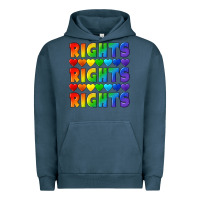 Pigment Midnight Navy Rights rights rights pride Urban Hoodie - CowGirlArtShop