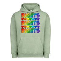 Pigment Oil Green Rights rights rights pride Urban Hoodie - CowGirlArtShop