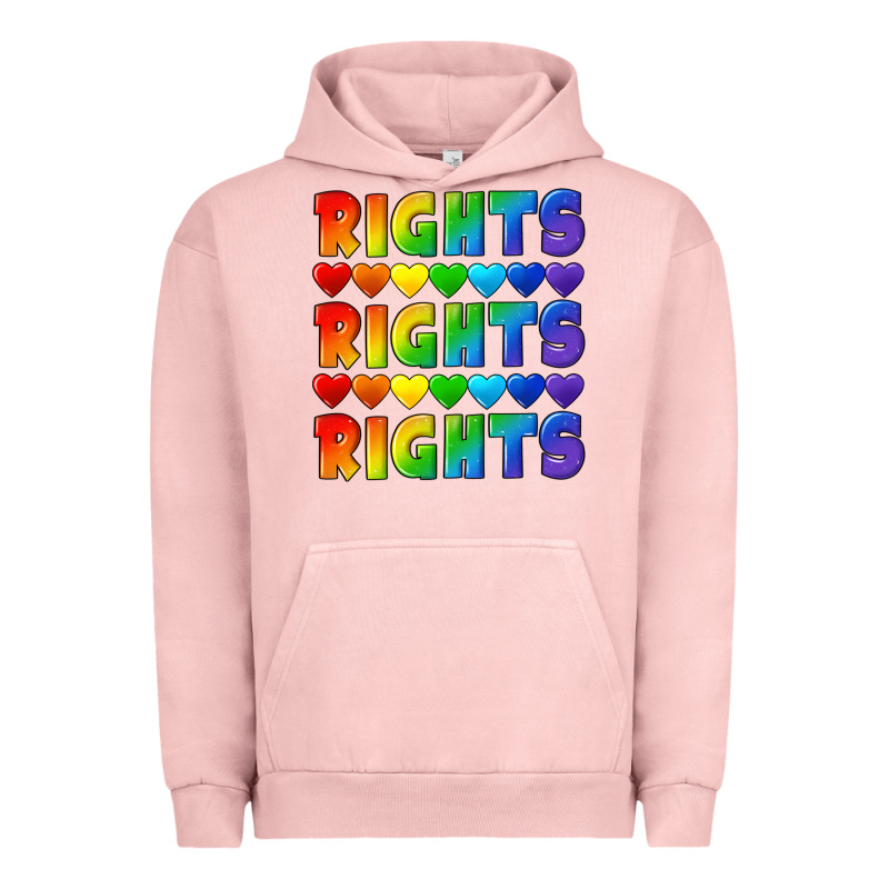 Rights Rights Rights Pride Urban Hoodie by CowGirlArtShop | Teevron