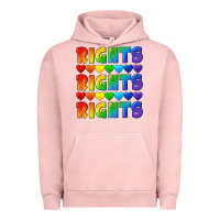 Pigment Salmon Rights rights rights pride Urban Hoodie - CowGirlArtShop
