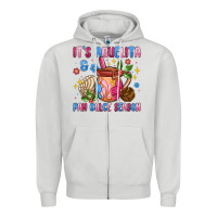 Dove Grey its abuelita and pan dulce season Zipper Hoodie - MaliasSmallBusiness