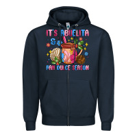 Navy its abuelita and pan dulce season Zipper Hoodie - MaliasSmallBusiness