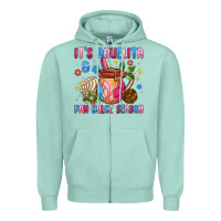 Seafoam its abuelita and pan dulce season Zipper Hoodie - MaliasSmallBusiness