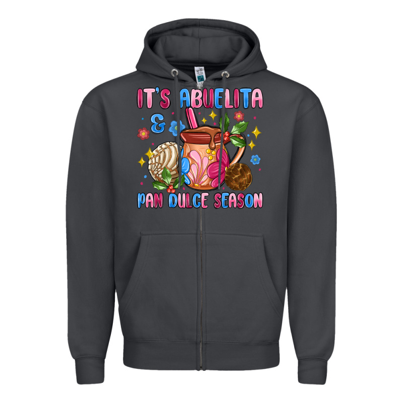 Its Abuelita And Pan Dulce Season Zipper Hoodie by MaliasSmallBusiness | Teevron