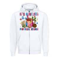 White its abuelita and pan dulce season Zipper Hoodie - MaliasSmallBusiness