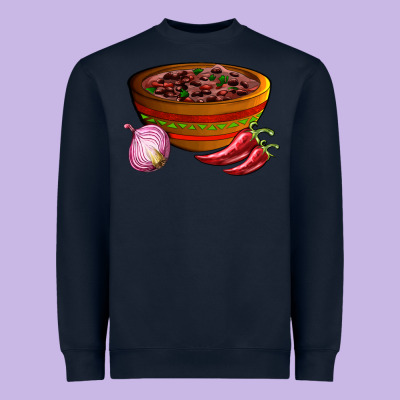 Chilli Con Carne Heavyweight Sweatshirt Designed By Adodesignshop