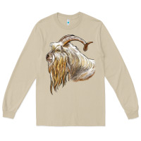 Mushroom kiko goat face Long Sleeve Tee - LillyAllenDesigns