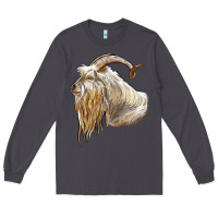 Smoke kiko goat face Long Sleeve Tee - LillyAllenDesigns