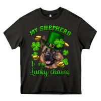 Asphalt st.patrick's day my shepherd is my lucky charm Heavy Core Tee - RanaPortraitStore