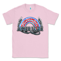 Bubblegum Pink American rainbow Classic Tee - NancyCooperArtShop