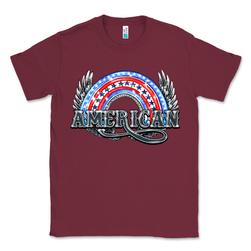 American Rainbow Classic Tee by NancyCooperArtShop | Teevron