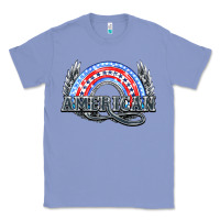 Colony Blue American rainbow Classic Tee - NancyCooperArtShop