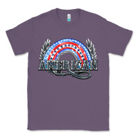 Lavender American rainbow Classic Tee - NancyCooperArtShop