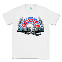 White American rainbow Classic Tee - NancyCooperArtShop