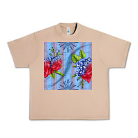 Burro patriotic rose Urban Heavy Tee - BundleAndBundleShop
