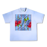 Grape Ice patriotic rose Urban Heavy Tee - BundleAndBundleShop