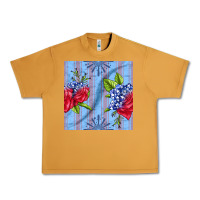Peanut Butter patriotic rose Urban Heavy Tee - BundleAndBundleShop