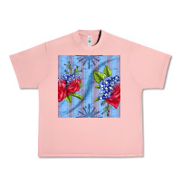 Salmon patriotic rose Urban Heavy Tee - BundleAndBundleShop