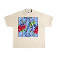 Sandshell patriotic rose Urban Heavy Tee - BundleAndBundleShop