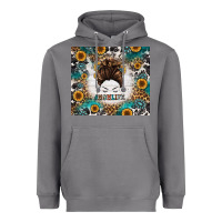Storm mom life messy bun western Heavyweight Hoodie - Jasminsmagicworld