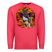 Cardinal halloween pitbull dog Premium Sweatshirt - RanaPortraitStore