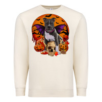 Sandshell halloween pitbull dog Premium Sweatshirt - RanaPortraitStore
