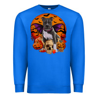 True Royal halloween pitbull dog Premium Sweatshirt - RanaPortraitStore