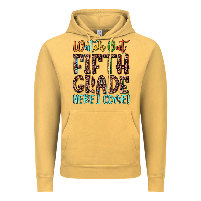 Watch Out Fifth Grade Here I Come! Vintage Hoodie by JahusDesignShop | Teevron